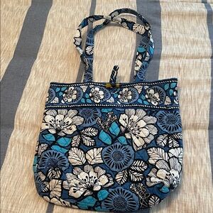 Vera Bradley Blue and White Floral Tote